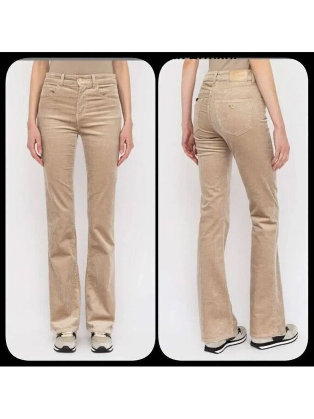 Emporio Armani Flared Corduroy Pants